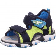 Preisvergleich für Schuhe: Sandalen MIKE 2 , WMS-Weite M4 blau/grün Gr. 33 Jungen Kinder