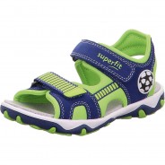 Preisvergleich für Schuhe: Sandalen MIKE 3.0 WMS Weite M4 , Fußball blau/grün Gr. 25 Jungen Kleinkinder