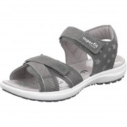 Preisvergleich für Schuhe: Sandalen RAINBOW , WMS-Weite M4 grau Gr. 32 Mädchen Kinder