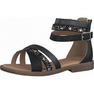 Preisvergleich für Schuhe: Sandalen  schwarz Gr. 38 Mädchen Kinder