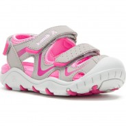 Preisvergleich für Schuhe: Sandalen WANDER  grau-kombi Gr. 27 Mädchen Kleinkinder