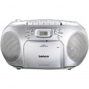 Preisvergleich für CD & Musikplayer: SCD-420SI - CD-Player mit FM-Radio, Kassettenplayer und Kopfhöreranschluss, silber