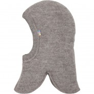 Preisvergleich für Mützen & Accessoires: Schalmütze Balaclava Merino-Wolle Schlupfmützen Kinder grau Gr. 45  Baby