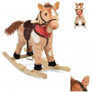 Preisvergleich für Kleinkindspielzeug: Schaukelpferd Thunder Schaukeltiere braun