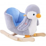 Preisvergleich für Kleinkindspielzeug: Schaukelpinguin grau/weiß