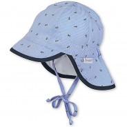 Preisvergleich für Mützen & Accessoires: Schirmmuetze m. Nackenschutz - Mützen - blau Gr. 49 Jungen Kleinkinder