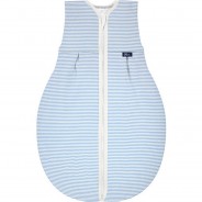 Preisvergleich für Schlafsäcke: Schlafsack Jersey Thermo His Stripes, blau von Alvi, 90 cm