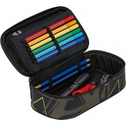 Preisvergleich für Kindergarten- & Schulbedarf: Schlamperbox Geo Storm oliv