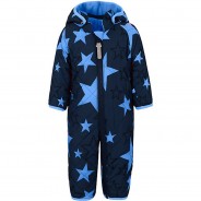 Preisvergleich für Jacken & Outdoorkleidung: Schneeanzug mit abnehmbarer Kapuze Jungen blau Gr. 62  Kinder