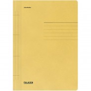 Preisvergleich für Schulbedarf: Schnellhefter, DIN A4, Manila-RC-Karton, 250g, gelb