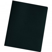 Preisvergleich für Schulbedarf: Schnellhefter,Manila-RC-Karton,240g,DIN A4,intensiv schwarz,Polybeutel 25 St.