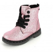 Preisvergleich für Schuhe: Schnürstiefel Stiefel rosa Gr. 35 Mädchen Kinder