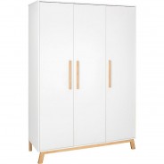 Preisvergleich für Aufbewahren: Schrank 3 Türen Venice weiß