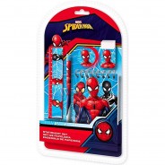Preisvergleich für Schulbedarf: Schreibset Spider-Man, 5-tlg. blau/rot