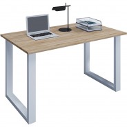 Preisvergleich für Stühle & Tische: "Schreibtisch Computertisch Arbeitstisch Büro Möbel PC Tisch ""Lona"", 140 x 50 cm" braun