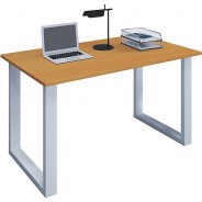 Preisvergleich für Stühle & Tische: "Schreibtisch Computertisch Arbeitstisch Büro Möbel PC Tisch ""Lona"", 140 x 80 cm" braun
