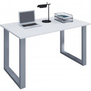 Preisvergleich für Stühle & Tische: "Schreibtisch Computertisch Arbeitstisch Büro Möbel PC Tisch ""Lona"", 80 x 50 cm" weiß
