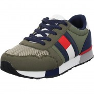 Preisvergleich für Schuhe: Jungen Sneaker Schuhe Low Cut Lace Up Sneaker Kinderschuhe Synthetikkombination gemustert Halbschuhe olive Gr. 37 Jungen Kinder