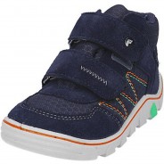 Preisvergleich für Schuhe: Jungen Schnürhalbschuhe Ayden Klettschuh Kinderschuhe Leder-/Textilkombination gepunktet Halbschuhe dunkelblau Gr. 31 Jungen Kinder