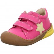 Preisvergleich für Schuhe: Schuhe Kinderschuhe Klettschuhe Klettschuh Glattleder uni Halbschuhe pink Gr. 26 Mädchen Kinder