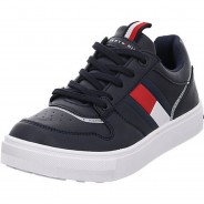 Preisvergleich für Schuhe: Jungen Sneaker Schuhe Low Cut Lace-Up Sneaker Kinderschuhe Synthetik uni Halbschuhe dunkelblau Gr. 41 Jungen Kinder