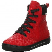 Preisvergleich für Schuhe: Mädchen Stiefel Schuhe Melinda Boots Kinderschuhe Glattleder geometrisch Winterstiefel rot Gr. 31 Mädchen Kinder