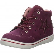 Preisvergleich für Schuhe: Mädchen Schnürhalbschuhe Pepino Sinja Schnürschuh Kinderschuhe Veloursleder uni Halbschuhe beere Gr. 27 Mädchen Kinder