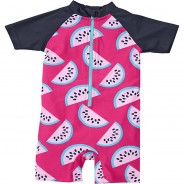 Preisvergleich für Bademode: Schwimmanzug - Badebekleidung - pink Gr. 80 Mädchen Kinder