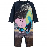 Preisvergleich für Bademode: Schwimmanzug NMMPEPPAPIG mit UV-Schutz  dunkelblau Gr. 74 Jungen Kinder