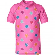 Preisvergleich für Bademode: Schwimmshirt UV STARS Mädchen, Sterne pink Gr. 116/122  Kinder
