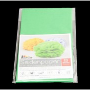Preisvergleich für Bastelartikel: Seidenpapier Original, 50 cm x 70 cm, mittelgrün, SB-Poly-Pack mit 5 Bogen