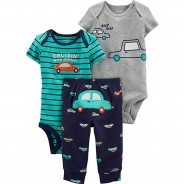 Preisvergleich für Hosen: Set Body + Leggings Doppelpack  blau/grau Gr. 86/92 Jungen Kleinkinder