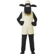 Preisvergleich für Kostüme: Shaun das Schaf Kinderkostüme Kinder weiß Gr. 134/140  Kinder