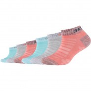 Preisvergleich für Strumpfwaren: Skechers Sneakersocken koralle Gr. 39-42