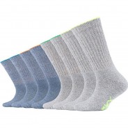 Preisvergleich für Strumpfwaren: Skechers Tennissocken grau Gr. 27-30 Jungen Kinder