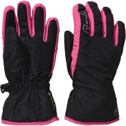 Preisvergleich für Sonstiges: Skihandschuhe ATLAS Mädchen schwarz/pink Gr. 4  Kinder
