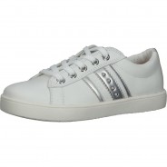 Preisvergleich für Schuhe: Sneaker Halbschuhe silber/weiß Gr. 38 Mädchen Kinder