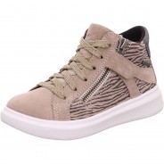 Preisvergleich für Schuhe: Sneaker High COSMO in WMS Weite M4, GORE-TEX beige Gr. 34 Mädchen Kinder