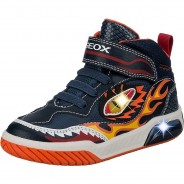 Preisvergleich für Schuhe: Sneakers High Blinkies J INEK  blau/orange Gr. 30 Jungen Kinder
