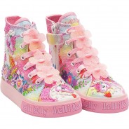 Preisvergleich für Schuhe: Sneakers High UNICORN  pink-kombi Gr. 28 Mädchen Kleinkinder