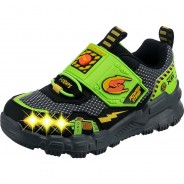 Preisvergleich für Schuhe: Sneakers Low Blinkies ADVENTURE TRACK  lime Gr. 34 Jungen Kinder