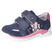 Preisvergleich für Schuhe: Sneakers Low Blinkies BOBI  blau-kombi Gr. 35 Mädchen Kinder