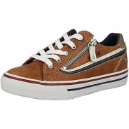 Preisvergleich für Schuhe: Sneakers Low  cognac Gr. 39 Jungen Kinder