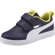 Preisvergleich für Schuhe: Sneakers Low COURTFLEX V2 V PS  dunkelblau Gr. 35 Jungen Kinder
