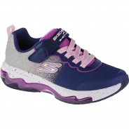 Preisvergleich für Schuhe: Sneakers Skech-Air Fusion 302383L-NVPR Sneakers Low  dunkelblau Gr. 33 Mädchen Kinder