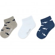 Preisvergleich für Strumpfwaren: Sneakersocken 3er Pack  beige Gr. 22 Jungen Kleinkinder