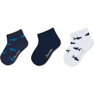 Preisvergleich für Strumpfwaren: Sneakersocken 3er Pack dunkelblau Gr. 34