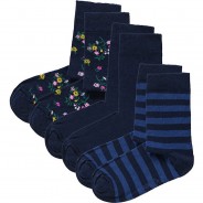 Preisvergleich für Strumpfwaren: Socken 3er Pack  blau Gr. 31-34 Jungen Kinder