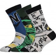 Preisvergleich für Strumpfwaren: Socken 3er Pack  grau Gr. 26/27 Jungen Kinder