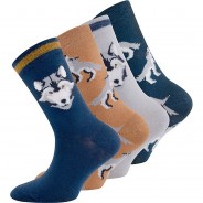 Preisvergleich für Strumpfwaren: Socken 4er Pack  blau Gr. 23-26 Jungen Kleinkinder